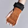 2026 Custom Logo Gymnastics Hand Grips Leather Power Lifting Grips Weight Lifting Gloves