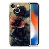Phone Case For iPhone 17 Air Cases iPhone 16 15 12 13 14 Pro Max SE 7 8 Plus iPhone11 Clear Cover Ink Wash Painting Flower