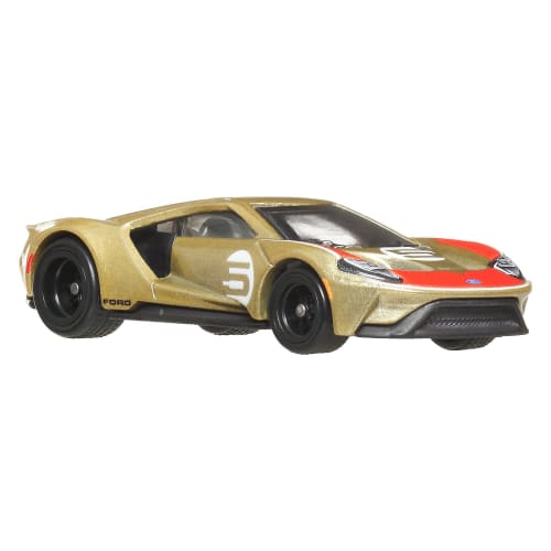 Hot Wheels Boulevard '17 Ford GT Vehicle Toy, Gold, JBL15, Ages 3 and Up