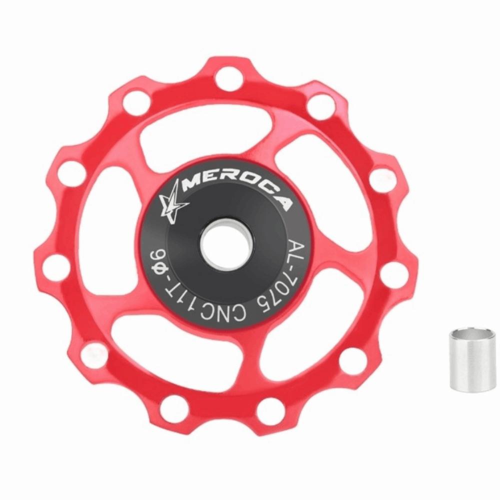 2PCS Aluminum Alloy Bike Rear Derailleur Wheel Mountain Bikes Derailleur Pulley  Cycling Parts