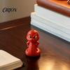 Miniature Snake Statue 3D Printed Ornament, Cartoon Angry Little Figurine, Figurine Durable PLA Desktop Decoration for Home Office Desk Display Unique