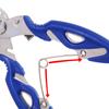Fishing Pliers Tackle Gear Hook Recover Cutter Line Split Ring Fishing Tong