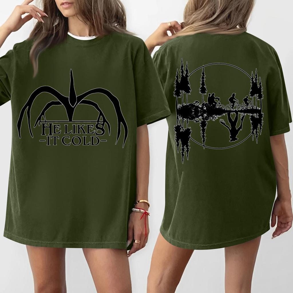 Women's Round Neck Printed Short-sleeved T-shirt Top