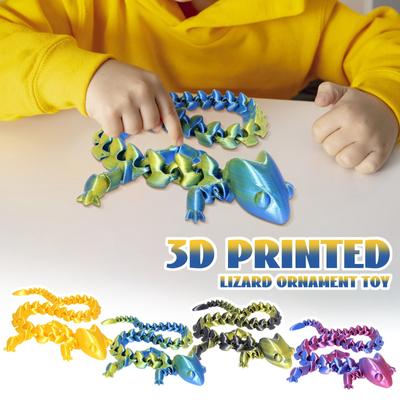 3D tištěná pohyblivá hračka s ještěrkovým kloubem