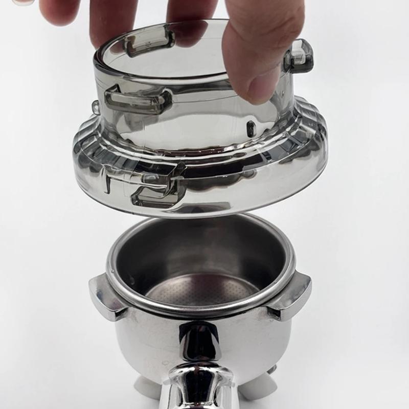 Practical Coffee Dosing Funnel Coffee Powder Rings Coffee Machine Adapter Rings Suitable for Espresso Portafilters