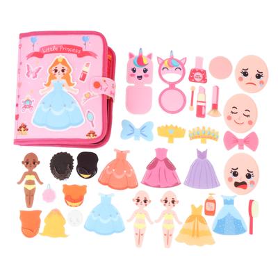 Toddlers Felt Book Princess Toys Preschool Early Learning Educational Sensory Activity Cloth Story