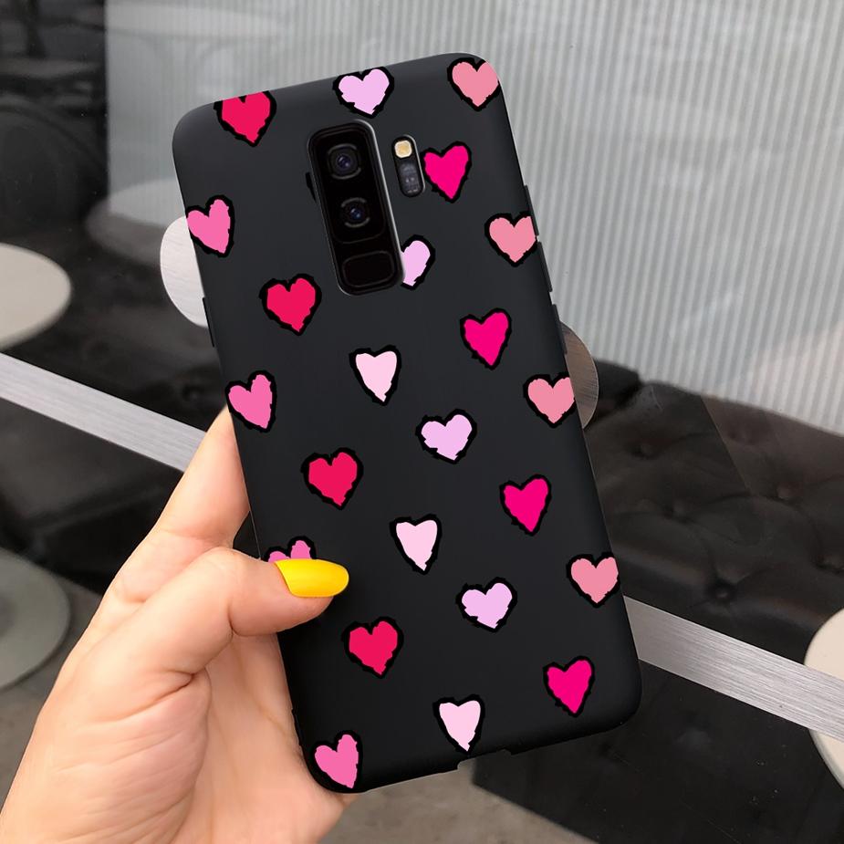 For Samsung Galaxy S9 S9+ Case Cute Fashion Cartoon Girls Cover Silicone Soft TPU Phone Case For Samsung S9 Plus S9+ Fundas Capa