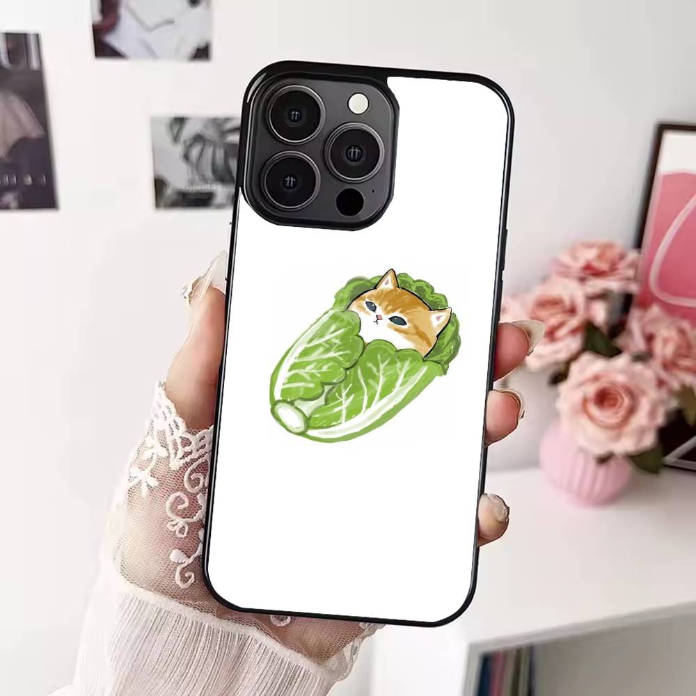 

Cute M-Mofusands C-Cat Phone Case For iPhone 17,16,15,14,13,12,Plus,Pro,Max For Magsafe Magnetic Wireless Charge iPhone14PRO