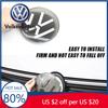 2026 Hot For VOLKSWAGEN VW NO ACC Car Logo Emblem Cover Hood Front And Rear Tail Mark Rear Badge Accessory For Volkswagen VW Gol