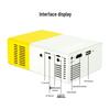 2025 Mini Home Projector with Screen for Mobile Phones, Dorms, Bedrooms, and Students