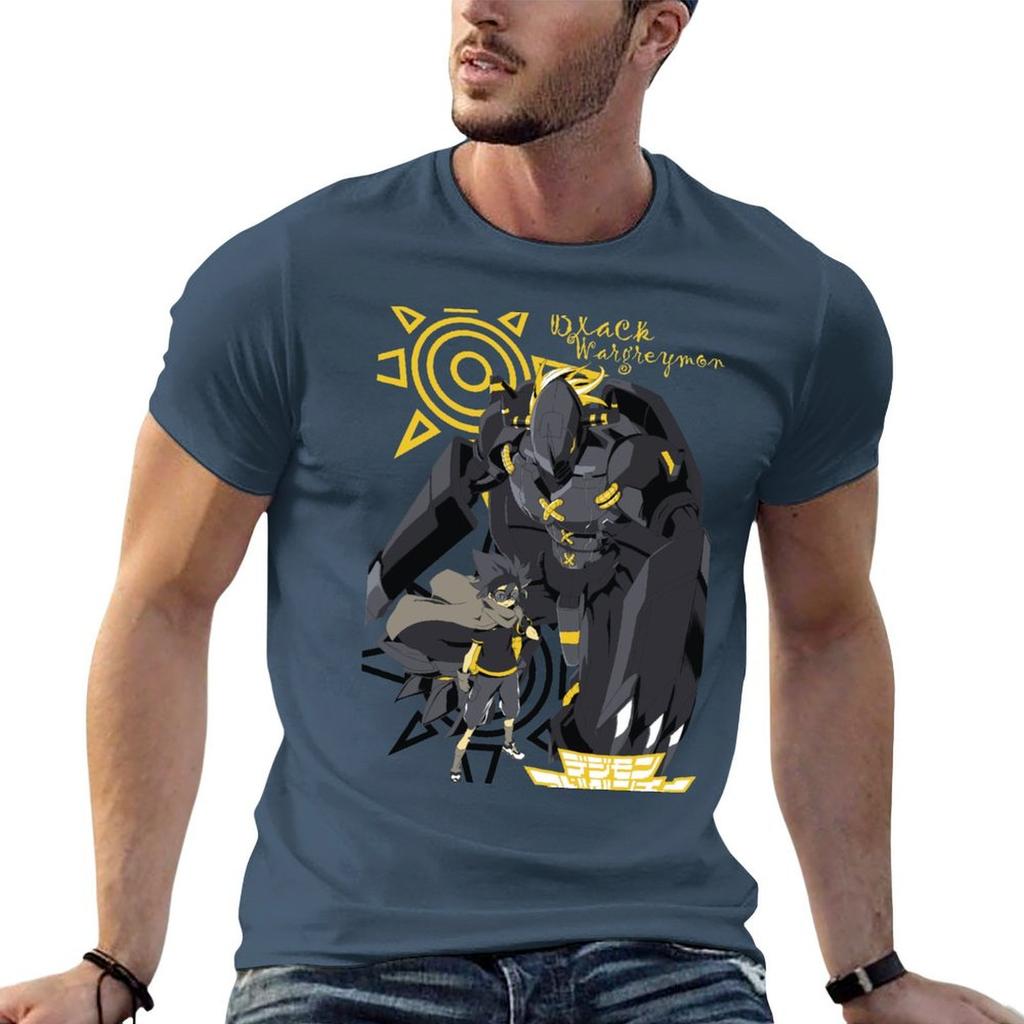 Black Wargreymon TShirt Comfortable Daily Wear Tee