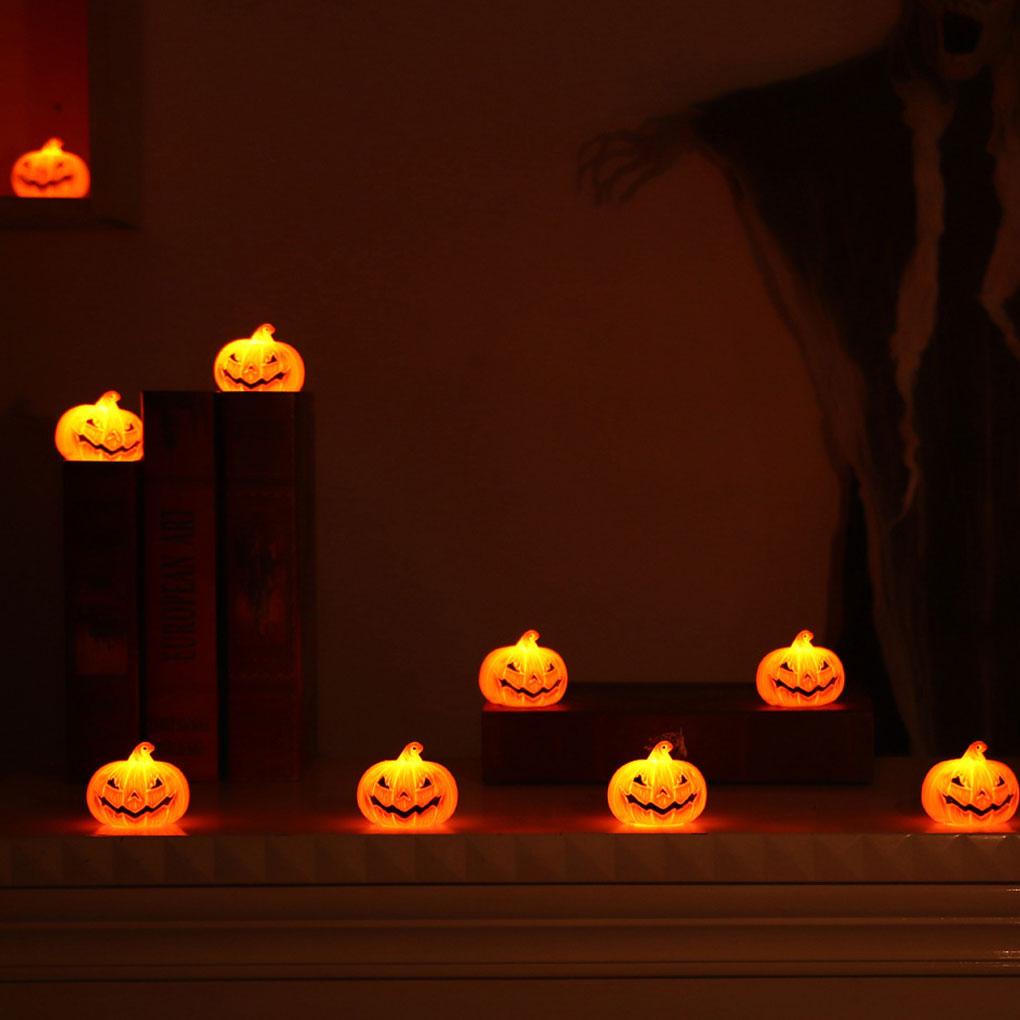 12 piese de cadouri și ornamente de sărbători, felinare de dovleac de Halloween pentru decorațiuni de petrecere, plastic bun