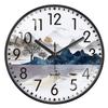 Light Luxury Art Wall Clock Circular Quartz Clock For Bedroom Living Room Study Fashionable Simple Modern Decoration