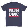 Run DMC Logo TShirts for Unisex Awesome Cotton Tee Shirt Round Neck Short Sleeve T Shirt Birthday Present Tops