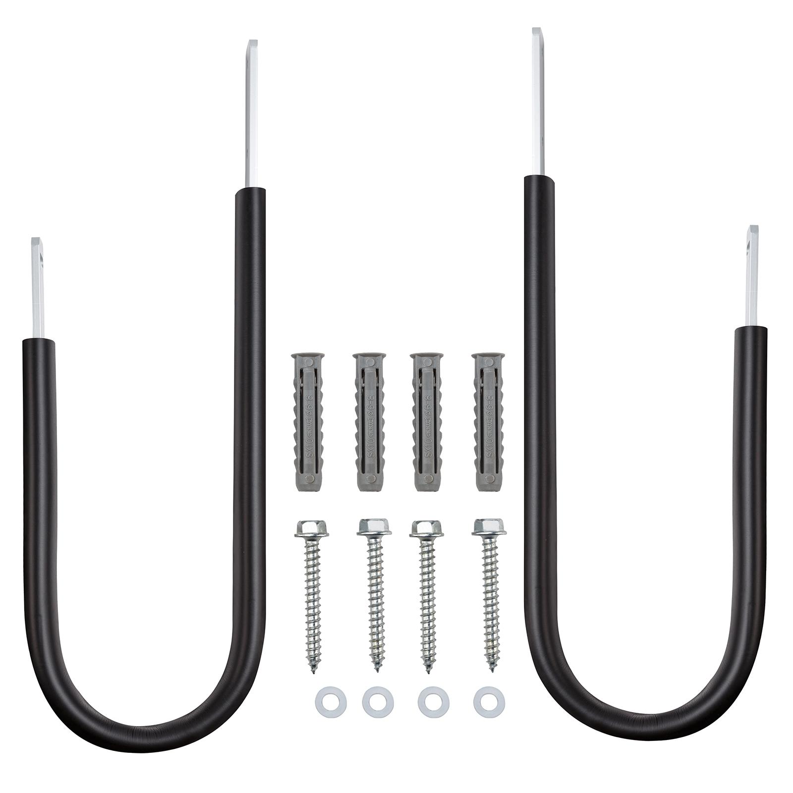 

Настенная стойка для досок для серфинга для лонгбордов и шортбордов, алюминиевая настенная стойка для хранения Настенный дисплей 0 чёрный