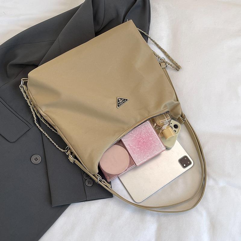 Tote Bag Women's Large-capacity New Bag Three-purpose Commuter Shoulder Messenger Bag Textured Cloth Bag Backpack