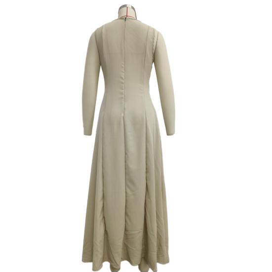 Women's Midi Summer Dress Sleeveless Crewneck A-line Swing Dress Casual Pleated Flowy Long Tank Dress