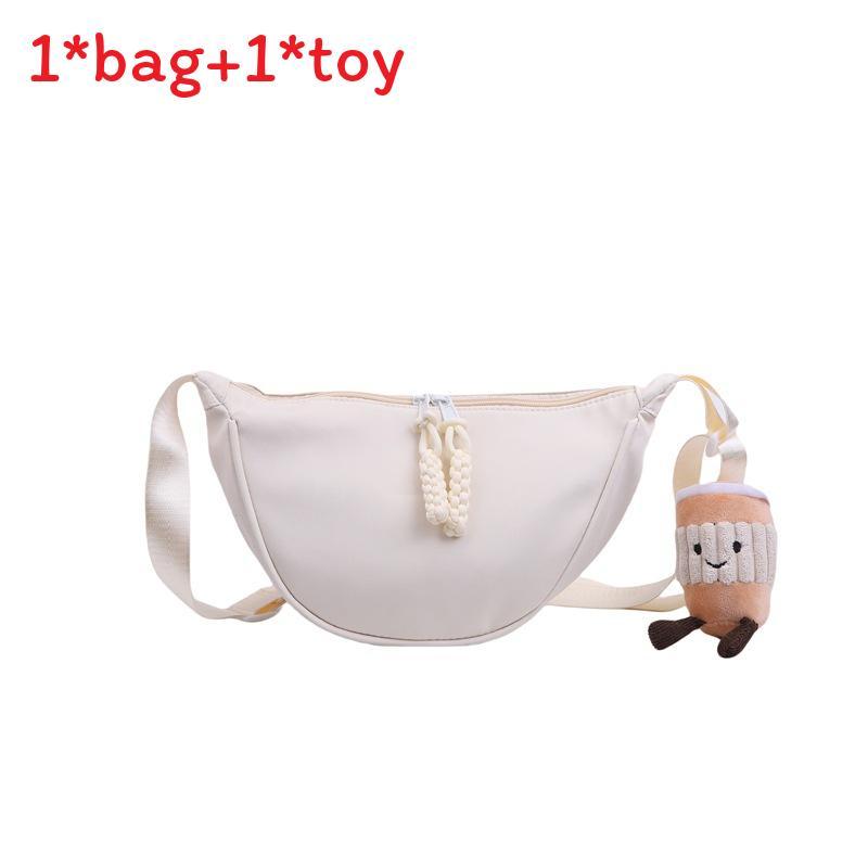 Nylon Duffle Bag For Women Lightweight Casual Singlecompartment With Zipper For Daily Use