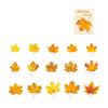 Leaf Sticker Removable Adhesive PET Sticker Label for Notebook Journal Phone Case Scrapbooking and Gift Wrapping