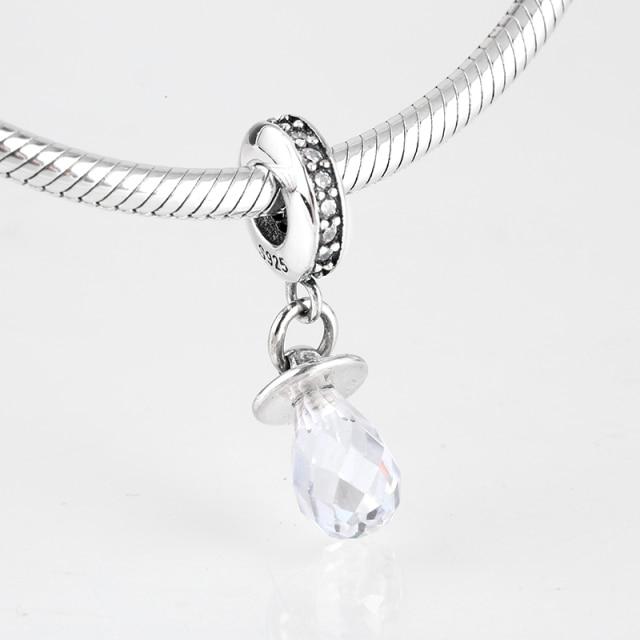 925 Sterling Silver Bead Openwork Sweet Hearts Crown Charms Beads Fit Jiuhao Bracelets Bangles Diy Womens Jewelry