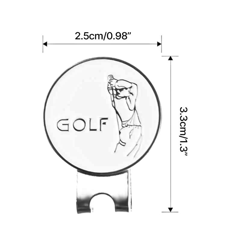 Golf Ball Markers for Women Mens Removable Attaches Easily to Golf Hat Golf Ball Marker with Standard Magnetic Hat Clip