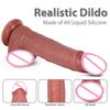 Super Long Realistic Dildos Silicone Layer Penis with Suction Cup Adult Sexy Toys for Woman Men Vagina Anal Massage Stimulator