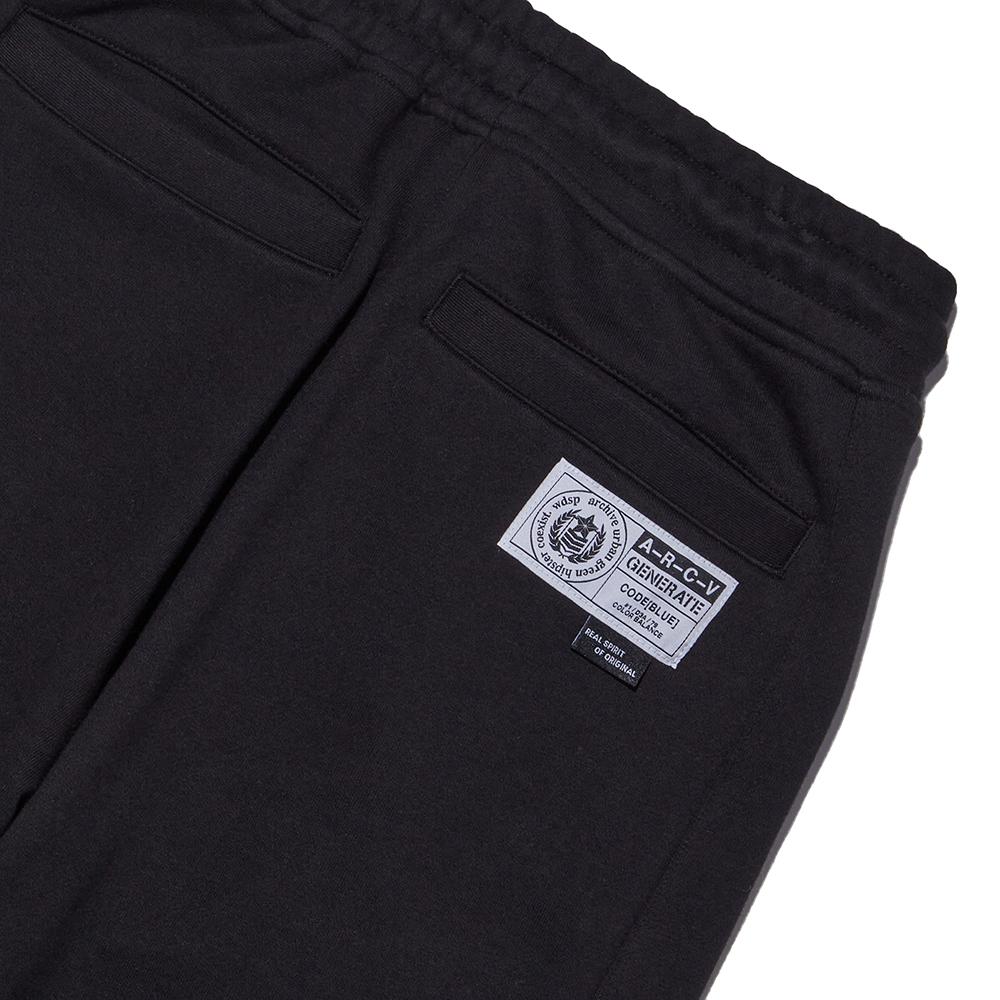 INTERCREW [24Ss] Label Layering Straight Pants Black Ity1Rl01Abk