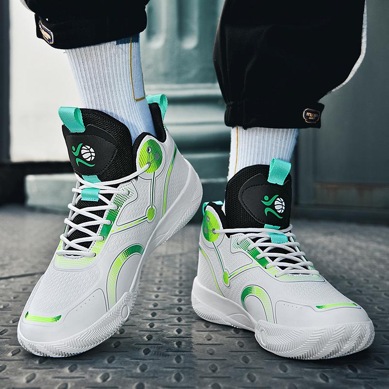 Sneakers Spring and Autumn New Men's High Top Basketball Shoes Boots Teen Student Competition Sneakers Couple Casual Shoes Women
