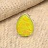 Yellow Triplet Opal Gemstone 925 Sterling Silver Lab-created Handmade Gemstone Jewelry Ring