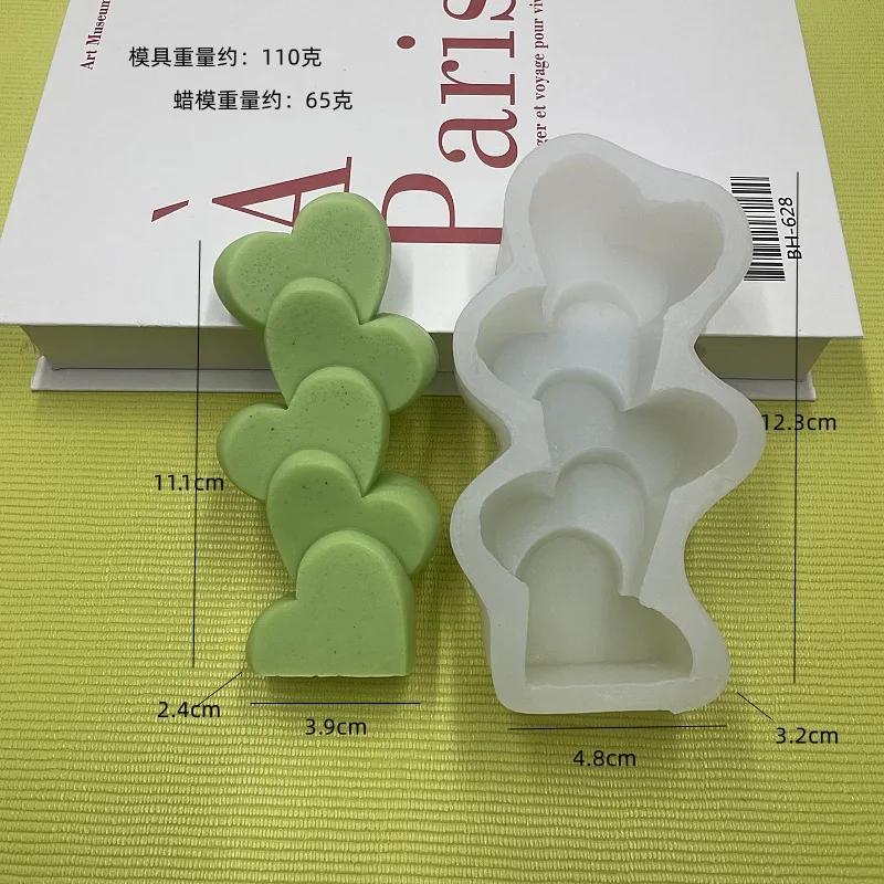 

1 шт. силиконовая форма для свечей DIY изготовление свечей мыло смола форма подарки ремесло домашний декор Moldes Silicona Para Manualidades оптом