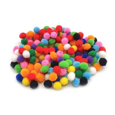 Mini Assorted Pompons 0.8 Cm 100 Pieces