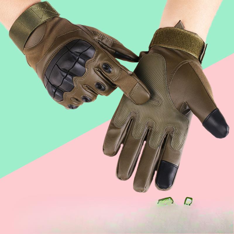 Outdoor Tactical Gloves for Men and Women New Style Long Finger Military Fan Motorcycle Cycling Sports Fitness Mountaineering Performance Gloves