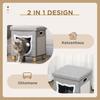 Cat Cave, Cat House, incl. Play Ball, Washable Cushion, 35.5 cm x 35.5 cm x 42.5 cm