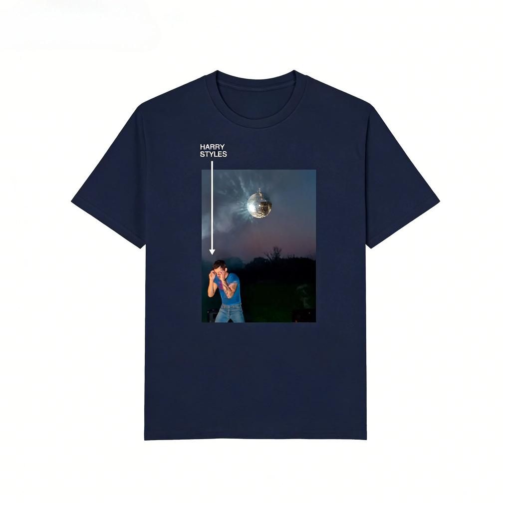 2026 New Album Print Tops 2026 Latest Harry Styles Fan Cotton Tshirt for Fans of His T Shirts Casual Loose T Shirts Unisex