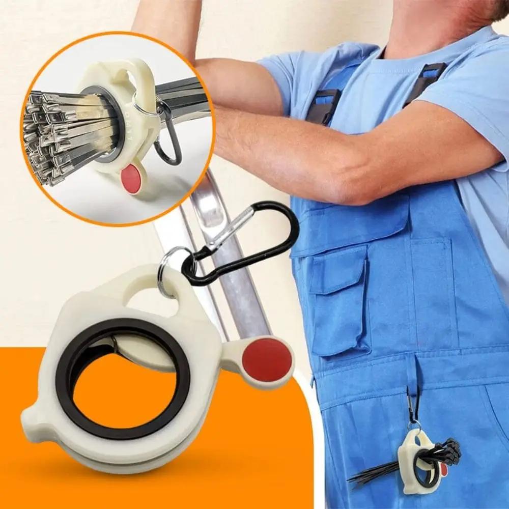 1PC Light Plastic Cable Tie Holder Without Unnecessary Waste and Simple Use - Reusable Cable Tie Organizer and Glow in the Dark