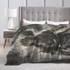 WUKONG Flannel Monkey King Throw Blanket Cozy Warm Couch, Bedroom, and Travel Perfect Gift for Halloween, Christmas, Birthdays