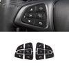 Auto Lenkrad Tasten Abdeckung Aufkleber Zierleiste Passend Für Mercedes Benz C W205 GLC X253 V-Klasse Vito W447 Auto Zubehör