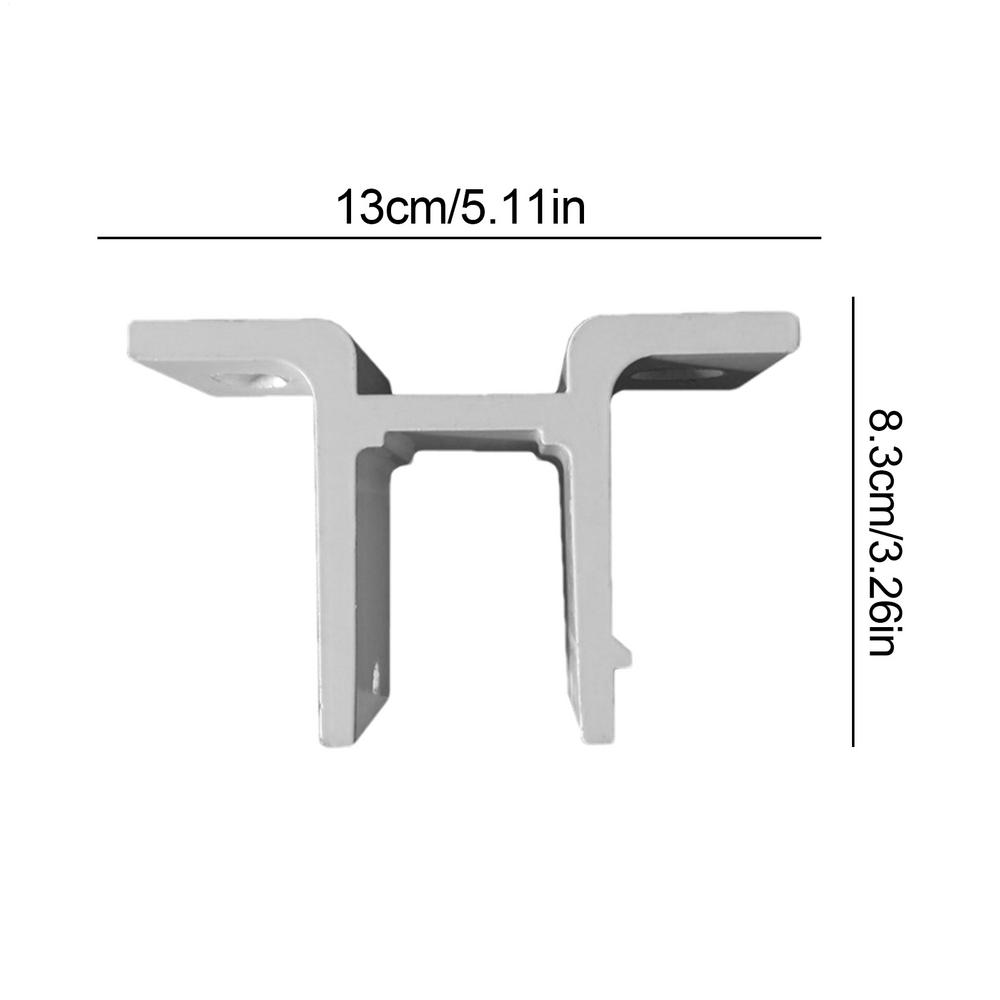 Кронштейн для замены навеса Настенный кронштейн Для выдвижных навесов Алюминиевый сплав Стандартная квадратная труба Ручной