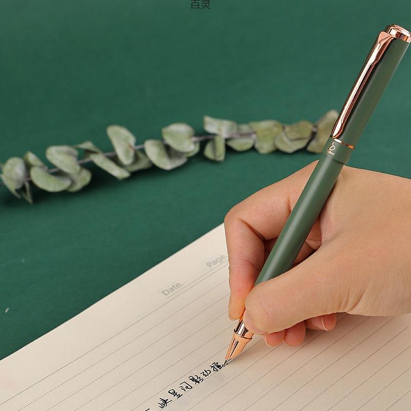 Roche Pen Gift Box With Lettering, Positive Posture, Special For Students, Replaceable Ink Bag, Iridium Pen Gift