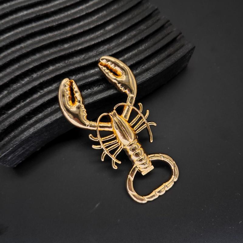 Heavy Duty Multifunctional Metal Lobster Corkscrew Bottle Opener Creative Jar Opener for Home Bar Commercial Occasions