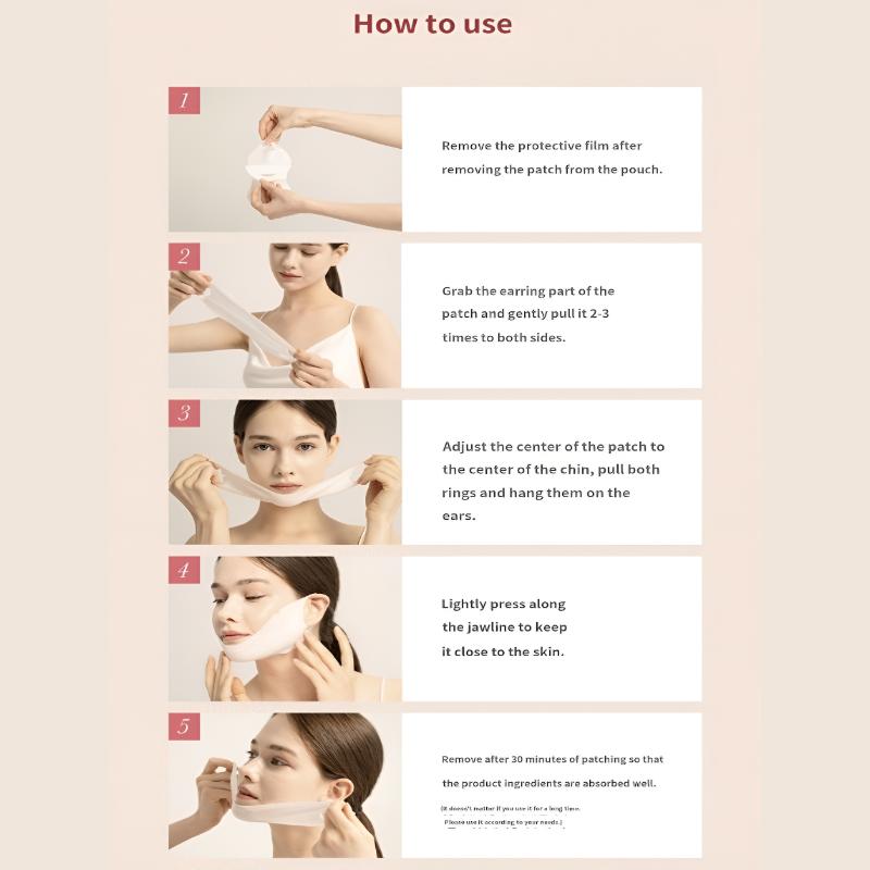 Yakson V-Han Lifting Patch – Targeted Jawline Sheet Care