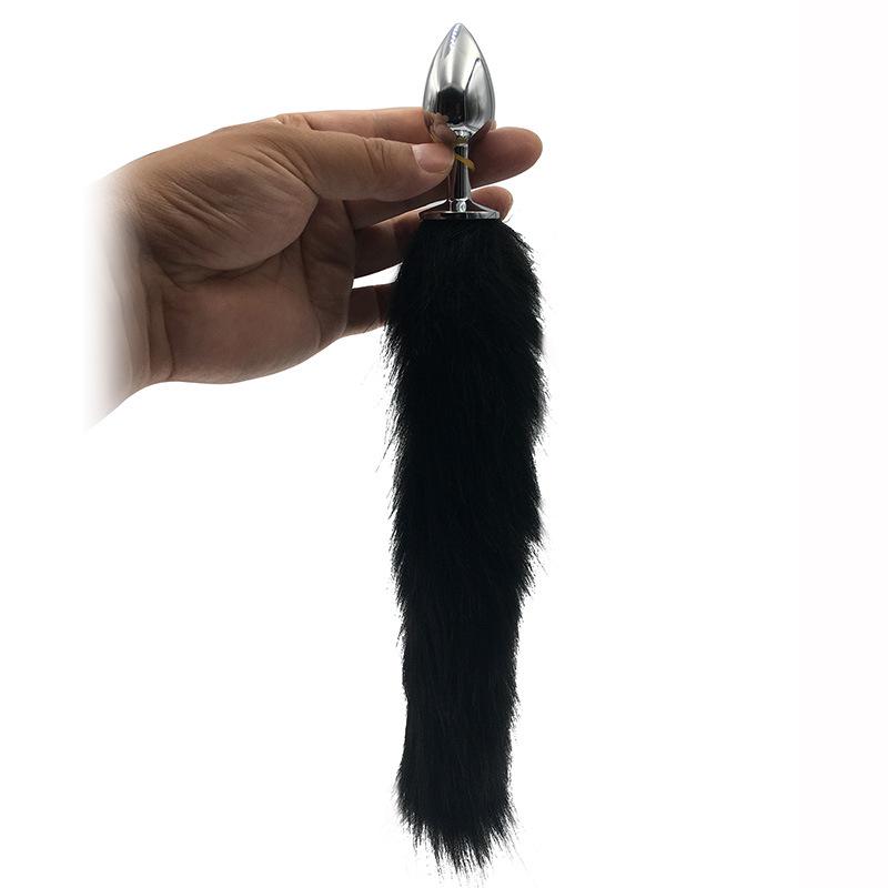 Fox Tail Butt Plug Back Court Female Temptation Game Props Chrysanthemum Masturbation Alternative Climax Sex Tools Adult