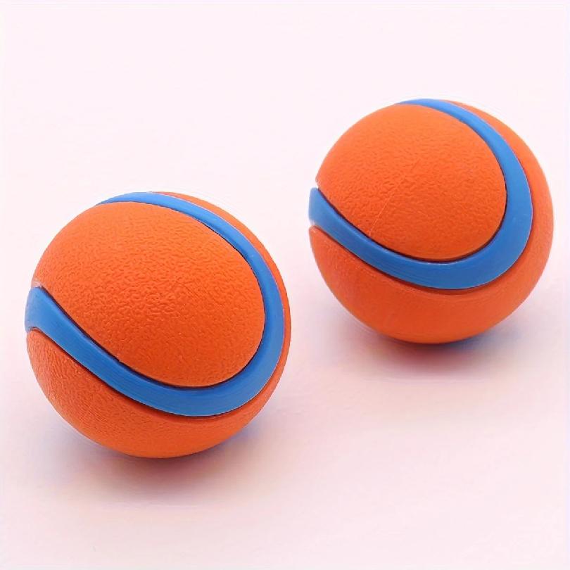 Durable Silicone Dog Chew Ball - Interactive Pet Toy for Medium Breeds, Teeth Cleaning & Playtime Fun, Dog Toys