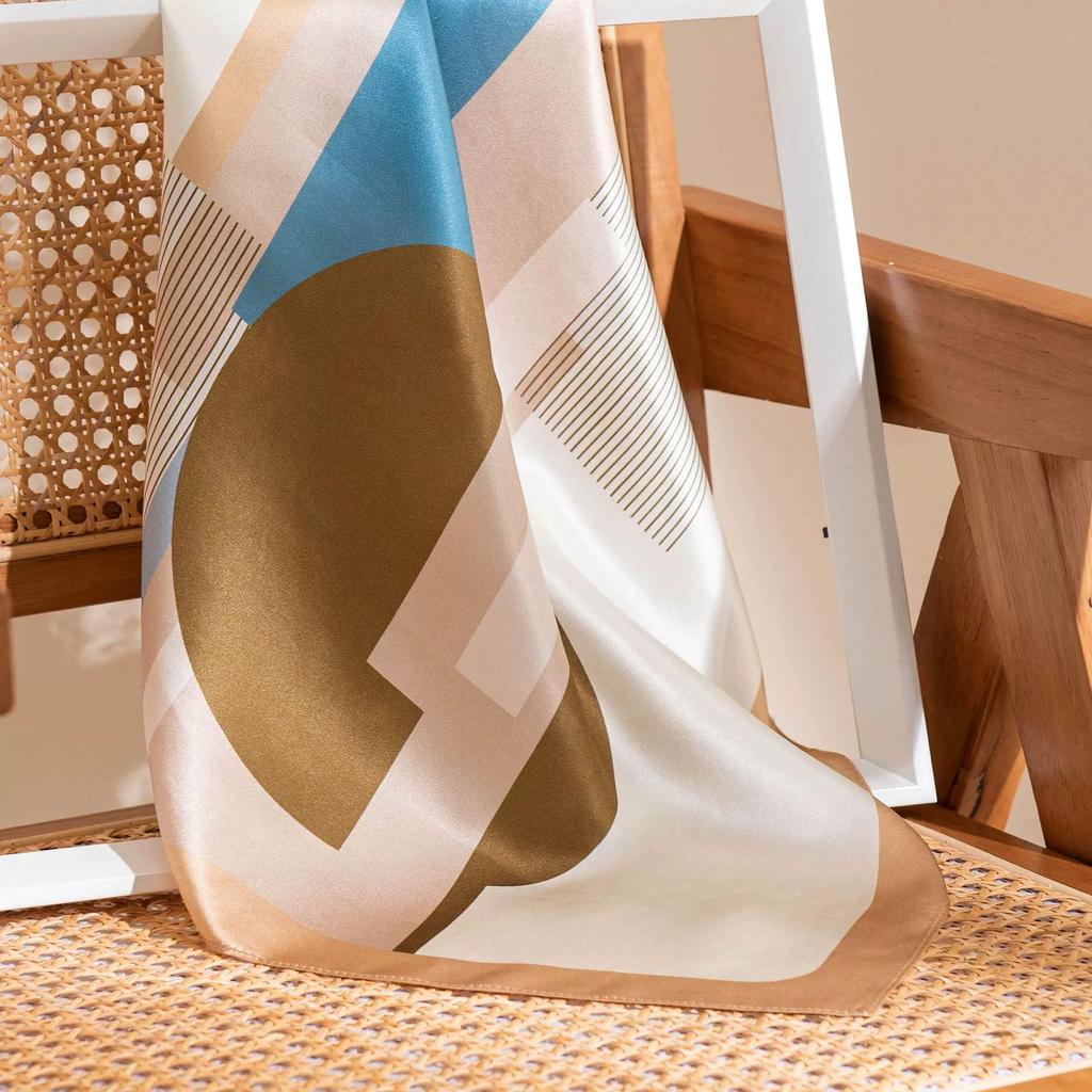 100% mulberry silk new retro polka dot printed silk scarf shawl sunscreen