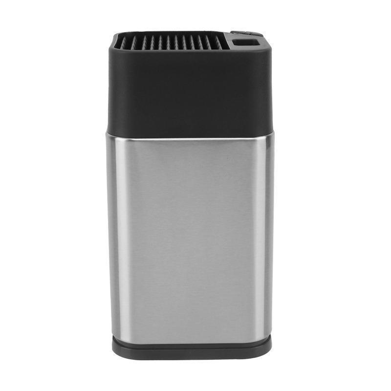 Knife Block Holder Detachable Knife Storage Space Saving with Knife Sharpener Reusable Drain Knife Holder Household Kitchenware