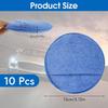 10 Pack Wax Applicator Pads, Microfiber Applicator Pad With Finger Pocket, Foam Car Wax Applicator Pad For Car Cleaning And Polishing (Blue)
