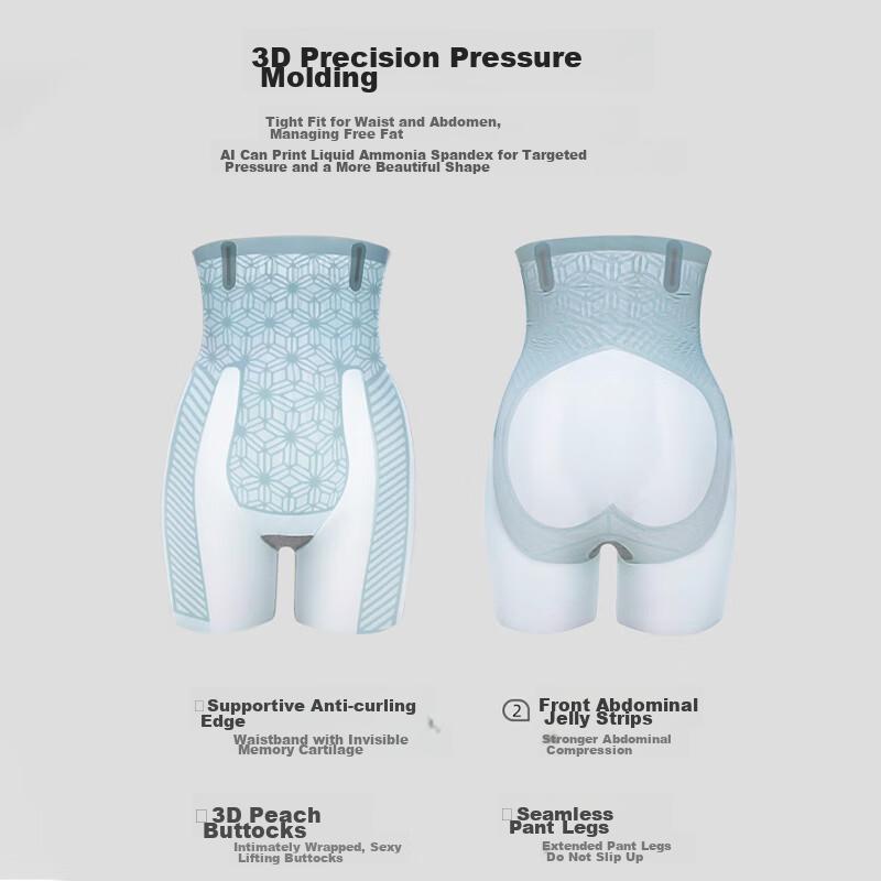 Tummy Control Shorts, Summer Strong Belly Slimming Ultra-Thin Shaping Pants, High-Waist Butt-Lifting Postpartum Recovery Body-Shaping Safety Shorts