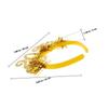 Fabric 2025 Digital New Year Party Headband Gold Foil Glitter Holiday Hair Hoop Head Boppers New Year Eve Party Accessories