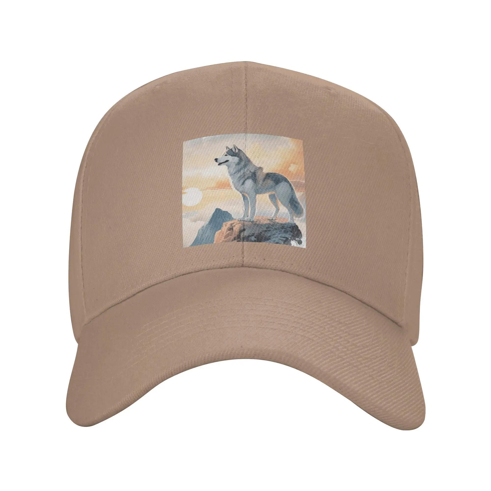 

Unisex Baseball Hats Siberian Husky In The Mountains Outdoor Streetwear Summer Sports Baseball Caps Hip Hop Cap Casquette Hats One Size
