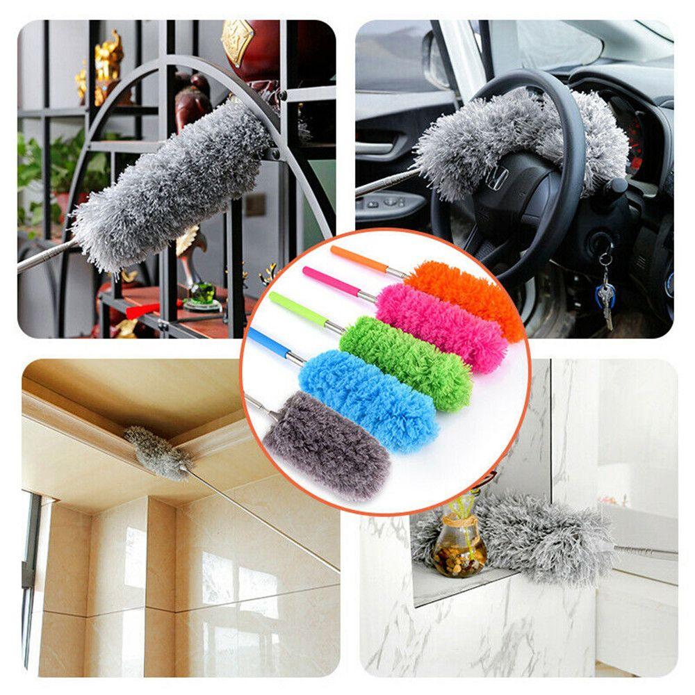 Mini Travel Durable Telescopic Feather Duster Long Extendable Duster